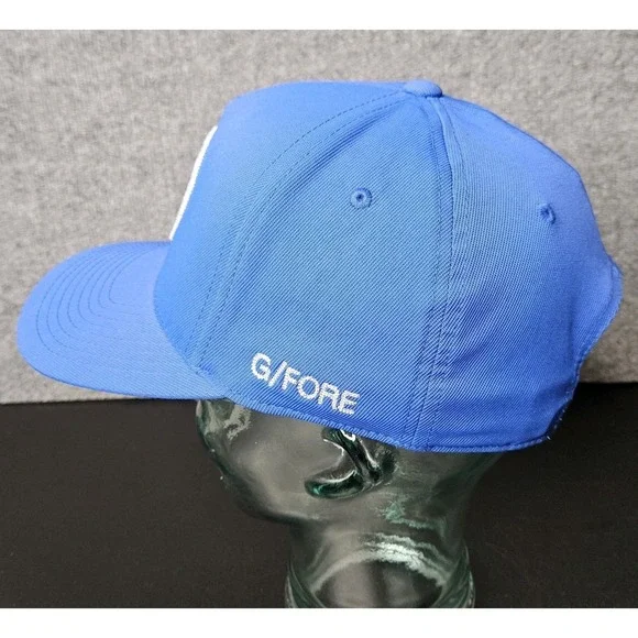 G/fore Snapback Hat Circle G's Blue Lapis Twill Golf One Size Adjustable - Picture 2 of 5